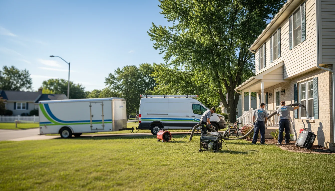 Flooded Basement Restoration And Cleanup With Repair in Lonsdale, MN near me